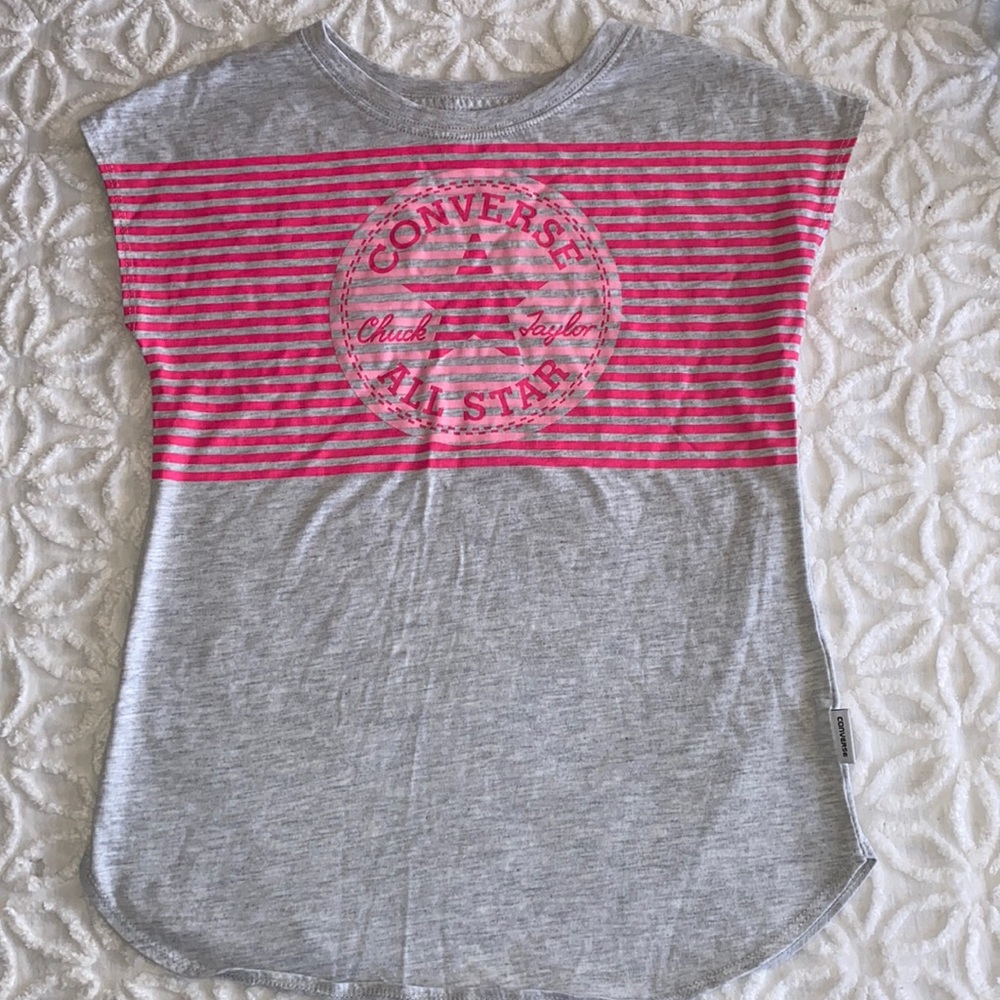 Converse girls graphic logo tee shirt